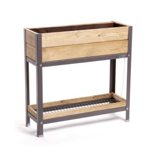 Mi huerto urban | huerto urbano,cultivo de jardin | Gris 90x30x90 cm