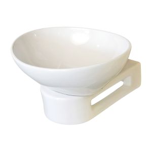 Ondee - lavamanos redondo twinset - blanco - 42x41cm - sin rebosadero