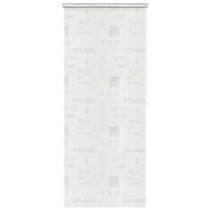 vidaXL persiana enrollable de ducha splash 80x240 cm