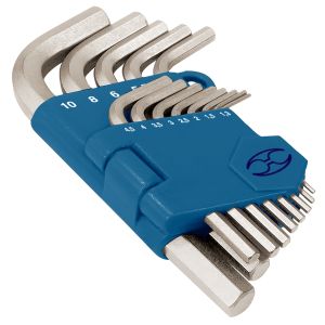 Juego llaves allen - 1,3 a 10 mm - 13 llaves