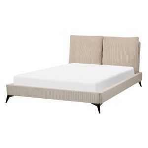 Cama pana melle 140 x 200 cm gris pardo