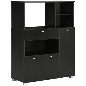 Aparador para microonda 90x40x120 cm Homcom, hogar - muebles de comedor