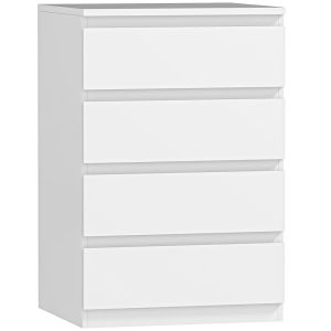 Cómoda 45x40x68 cm color blanco Homcom, hogar - muebles de dormitorio