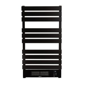 Yoevu toallero eléctrico + calefactor 500/1500w negro