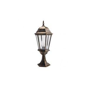 Regulus street light 1xe27 aluminium / crystal black