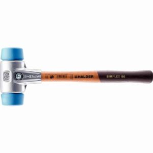 Mazo blando halder simplex tpe con carcasa de aluminio y mango de madera -