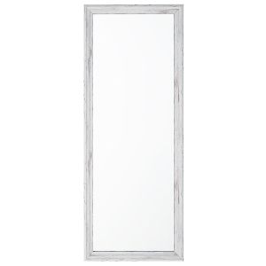 Espejo de pared benon 50 cm 130 cm blanco crema