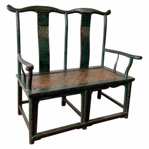 Banco de madera marrón 116x60x119 cm