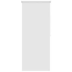 vidaXL persiana enrollable de ducha blanco 80x240 cm