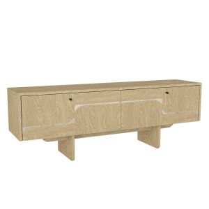 Mesa de tv 150 cm rota antracita 3 puertas