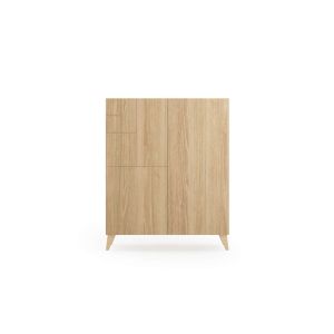 Zapatero 2 puertas con estantes ajustables y diseño funcional
