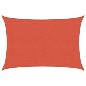 vidaXL toldo de vela hdpe terracota 160 g/m² 3x5 m