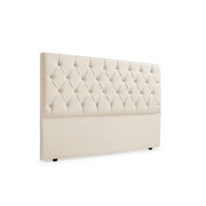 Cabecero tapizado capri polipiel 220x120x12 cm - moonia