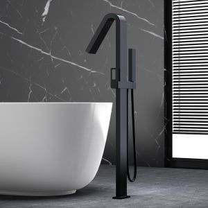 Grifo de bañera exenta suecia negro mate [ imex® ]