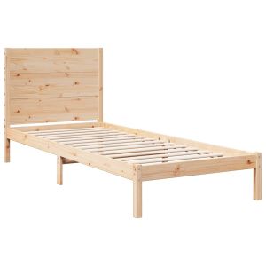 vidaXL cama extralarga sin colchón madera maciza 90x220 cm