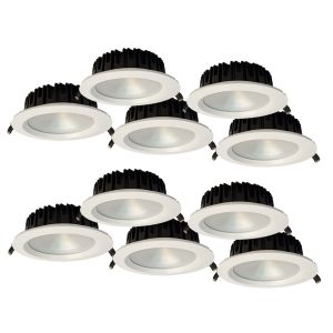 Luz empotrable - 32w - 4000k - ø226mm - corte ø200mm - pack 10 - azabak
