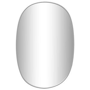 vidaXL espejo de pared plateado 60x40 cm