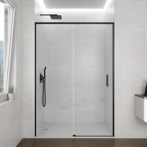 Mampara frontal twenty negro 135-140 cm