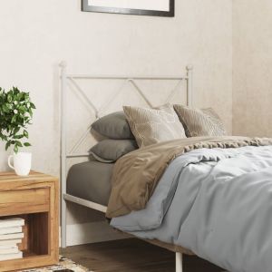 Cabecero de metal blanco 75 cm eso4240