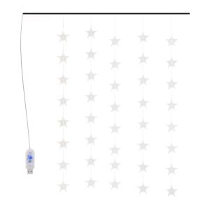 vidaXL cortina de luces estrellas 200 LEDs de colores 8 funciones