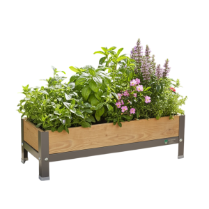 Mi huerto urban | huerto urbano, cultivo de jardin | gris  90x30x26 cm