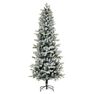 Árbol de navidad 95x95x210 cm PVC, pe, acero bicolor Homcom