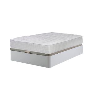Cama canape abatible atenas blanco 105x190 cm + colchon top viscoelastico
