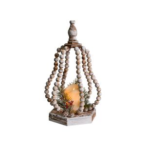 Decoración de navidad LED petruma 40 cm marrón claro