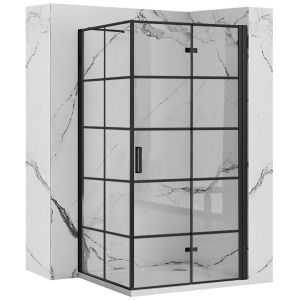 Rea cabina de ducha molier black 100x80, 80x80x190 cm