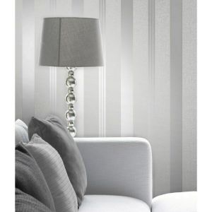 Papel pintado gaulan rayas desiguales metalizadas lujoso textura 5.23m²