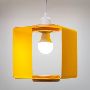 Lámpara coLGante cube pop - bombilla 1 x E27 - long. Max 120cm - azabak