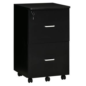 Cajonera de oficina 43x45x72 cm vinsetto, oficina - muebles de oficina