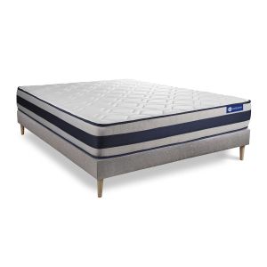 Pack colchón actimemo ergo 150x195cm + somier, espuma viscoelástica, 5 zona