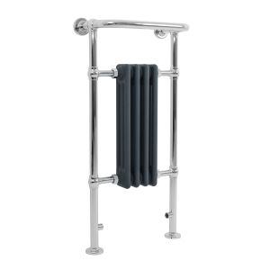Radiador toallero tradicional – 950mm x 480mm – gris antracita