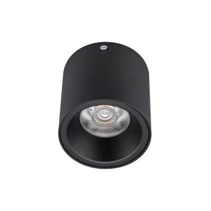 Aplique downlight LED 20w 4000k 1600lm angulo 38° superficie negro