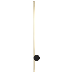 Lámpara LED de pared ingenio metal dorado