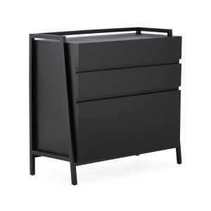 Comoda 108x46x98 madera negro