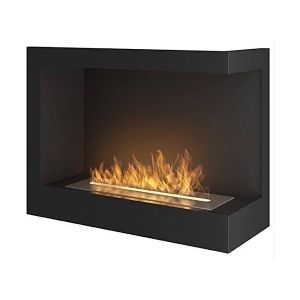 Corn 600 - chimenea de bioetanol de esquina. Apertura derecha sin cristal