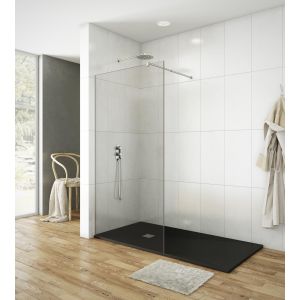 Panel fijo de ducha screen cromo transparente 116,5-118cm