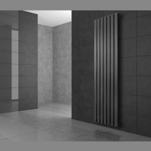 Radiador de baño conexión central 480x1800 antracita