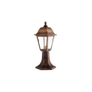 Albahaca street light 1xe27 crystal / polycarbonate gold