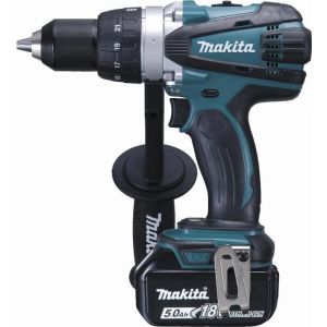 Taladro atornillador 18v brushless - 2x5ah - 91 nm - makpac - 225x79x259 mm