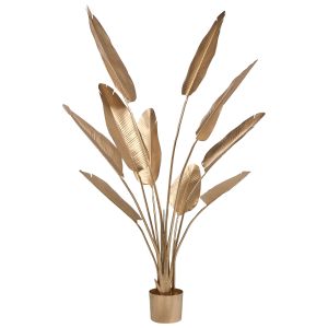 Planta artificial banana tree 162 cm dorado