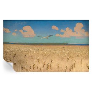 Papel pintado autoadhesivo campo de trigo 416x254 tulup