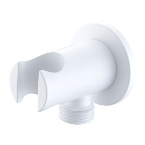 Soporte ducha redondo blanco [ imex® ]