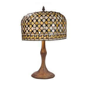 Lámpara sobremesa mediano tiffany ø 30cm serie queen