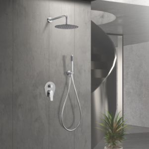 Imex - columna ducha empotrada con grifo acero s.304