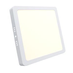 Downlight superficie cuadrado 6w 6500k blanco 540lm 2,8x12x12cm selenita
