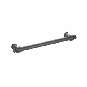 Tirador para mueble 851 en zamac dist entre ejes 160mm negro lote de 25