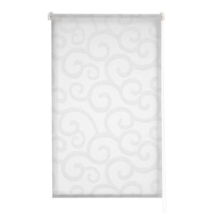 Estoralis | estor enrollable visillo  ornella 100x250 blanco/gris